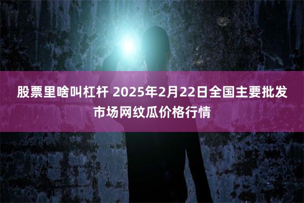 股票里啥叫杠杆 2025年2月22日全国主要批发市场网纹瓜价格行情